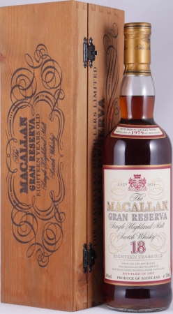 Macallan Gran Reserva 1979 18 Years Sherry Wood Highland Single Malt Scotch Whisky 40,0%