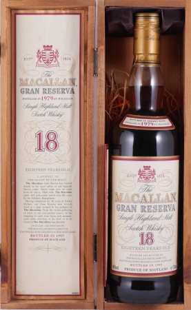 Macallan Gran Reserva 1979 18 Years Sherry Wood Highland Single Malt Scotch Whisky 40,0%