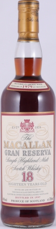 Macallan Gran Reserva 1979 18 Years Sherry Wood Highland Single Malt Scotch Whisky 40,0%