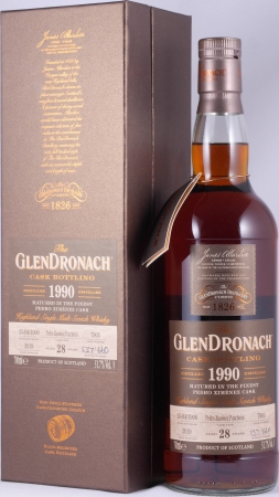 Glendronach 1990 28 Years Pedro Ximenez Sherry Puncheon Cask No. 7905 Highland Single Malt Scotch Whisky 51.7%