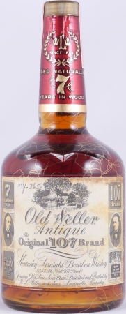 Old Weller Antique 7 Years The Original 107 Brand No. Y-365 Stitzel-Weller Kentucky Straight Bourbon Whiskey 53,5%