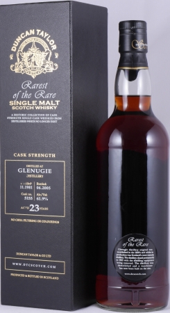Glenugie 1981 23 Years Sherry Cask No. 5155 Duncan Taylor Rarest of the Rare Highland Single Malt Scotch Whisky 61.9%