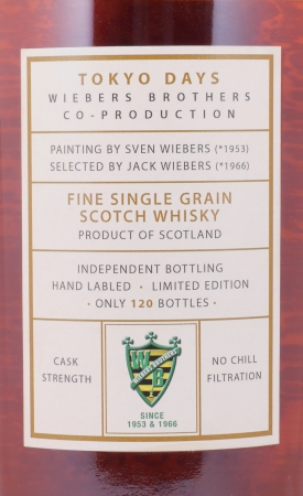 Invergordon 1972 43 Years Oak Cask Jack Wiebers Whisky World Tokyo Days Highland Fine Single Grain Scotch Whisky 49.4%