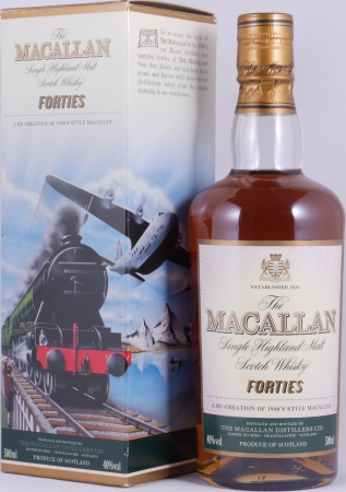 Macallan Forties 1940s Limited Travel Range Highland Single Malt Scotch Whisky 40.0%
