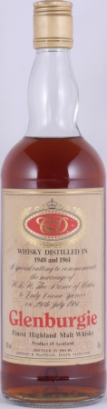 Glenburgie 1948 und 1961 Special Vatting to Commemorate the Mariage of The Prince of Wales to Lady Diana Spencer Highland Single Malt Scotch Whisky 40,0%