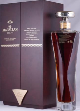Macallan Oscuro Decanter Master Series The 1824 Collection Oloroso Sherry Oak Casks Highland Single Malt Scotch Whisky 46.5%