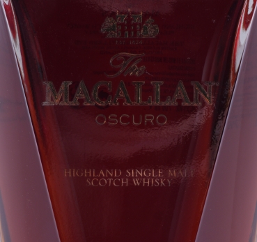 Macallan Oscuro Decanter Master Series The 1824 Collection Oloroso Sherry Oak Casks Highland Single Malt Scotch Whisky 46.5%