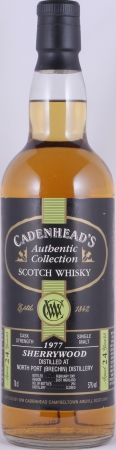 North Port-Brechin 1977 24 Years Sherry Wood Cadenhead Highland Single Malt Scotch Whisky Cask Strength 57.0%