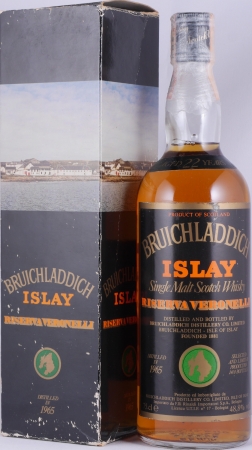 Bruichladdich 1965 22 Years Riserva Veronelli Rinaldi Import Islay Single Malt Scotch Whisky 48.8%