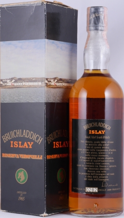 Bruichladdich 1965 22 Years Riserva Veronelli Rinaldi Import Islay Single Malt Scotch Whisky 48.8%