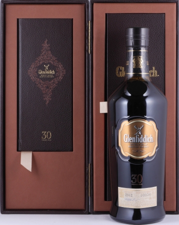 Glenfiddich 30 Years Cask Selection No. 00034 Release 2013 Speyside Single Malt Scotch Whisky Leather Box 43.0%