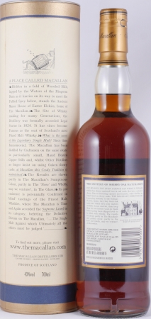 Macallan 1986 18 Years Sherry Oak Highland Single Malt Scotch Whisky 43.0%