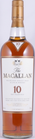 Macallan 10 Years Sherry Oak Casks Highland Single Malt Scotch Whisky 40,0%