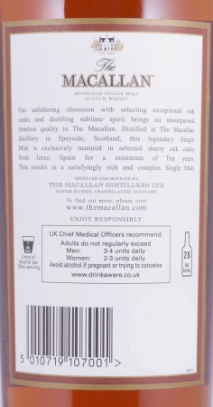 Macallan 10 Years Sherry Oak Casks Highland Single Malt Scotch Whisky 40,0%