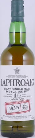 Laphroaig 10 Years Cask Strength Batch 004 Limited Release 2012 Islay Single Malt Scotch Whisky 58,3%