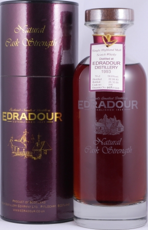 Edradour 1993 12 Years Sherry Cask No. 246 Ibisco Decanter Highland Single Malt Scotch Whisky Natural Cask Strength 58,6%