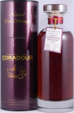 Edradour 1993 12 Years Sherry Cask No. 246 Ibisco Decanter Highland Single Malt Scotch Whisky Natural Cask Strength 58.6%
