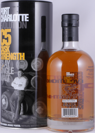 Bruichladdich 2001 5 Years Port Charlotte PC5 Evolution Bourbon Casks Islay Single Malt Scotch Whisky 63.5%
