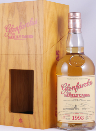 Glenfarclas 1993 28 Years The Family Casks Summer 2021 4th Fill Sherry Butt Cask No. 4669 Highland Single Malt Scotch Whisky 57,6%
