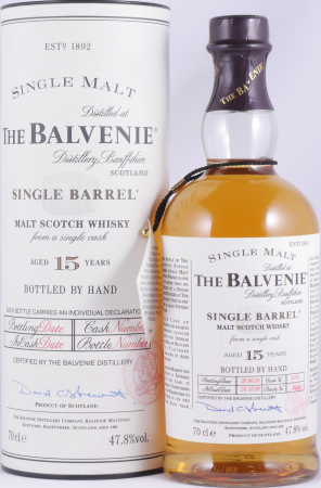 Balvenie 1988 15 Years Single Barrel Oak Cask No. 6314 Highland Single Malt Scotch Whisky 47,8%