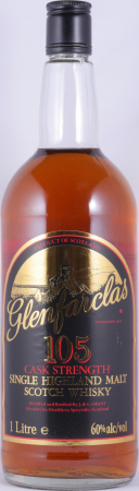 Glenfarclas 105 Cask Strength Kiln Label Black Screw Cap Highland Single Malt Scotch Whisky 60,0% 1,0L