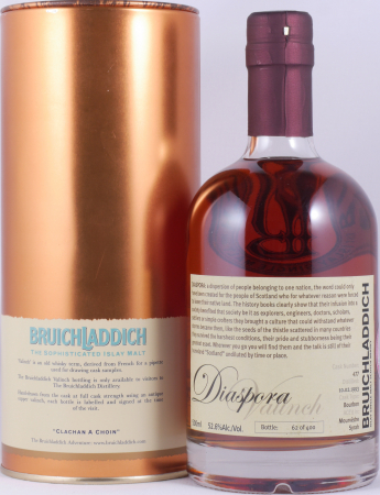 Bruichladdich 1993 16 Years Bourbon / Mourvèdre/Syrah Oak Cask No. 477 Valinch Diaspora 2009 Islay Single Malt Scotch Whisky 52,6%