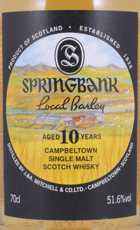 Springbank 2011 10 Years Local Barley Limited Edition 2021 Bourbon Casks Campbeltown Single Malt Scotch Whisky 51,6%