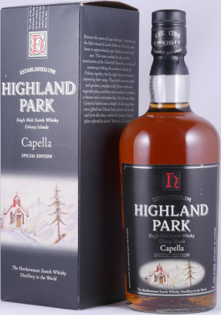 Highland Park Capella Special Edition Orkney Islands Single Malt Scotch Whisky 40,0%