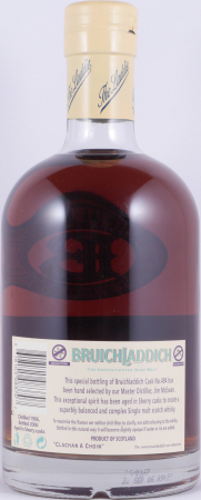 Bruichladdich 1986 20 Years Dark Sherry Cask No. 494 Special Exclusive Limited Release Islay Single Malt Scotch Whisky 57.0%