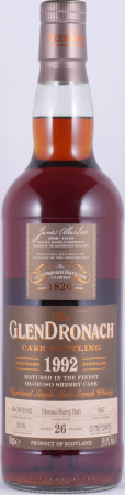 Glendronach 1992 26 Years Oloroso Sherry Butt Cask No. 847 Highland Single Malt Scotch Whisky 59.8%