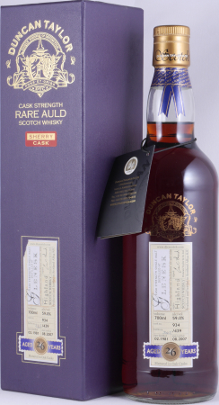 Glenesk 1981 26 Years Sherry Cask No. 934 Duncan Taylor Cask Strength Rare Auld Edition Highland Single Malt Scotch Whisky 59,0%