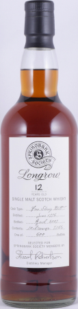 Longrow 1996 12 Years Fino Sherry Butt Springbank Society Campbeltown Single Malt Scotch Whisky Cask Strength 57,6%