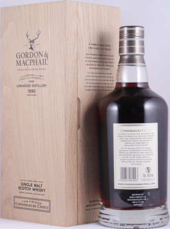 Linkwood 1990 30 Years First Fill Sherry Butt Cask No. 6961 Gordon und MacPhail Connoisseurs Choice Cask Strength Speyside Single Malt Scotch Whisky 48,6%