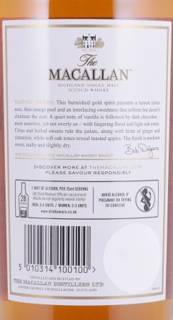 Macallan Gold Ernie Button Masters of Photography Capsule Edition Highland Single Malt Scotch Whisky 40,0%