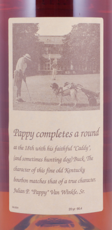 Pappy Van Winkles 20 Years Family Reserve Release 2010 Kentucky Straight Bourbon Whiskey 45,2%