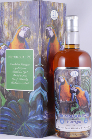 Nicaragua 1998 21 Years Single Cask No. 23 Silver Seal Wildlife Collection CLDN Column Still Rum 49.8%