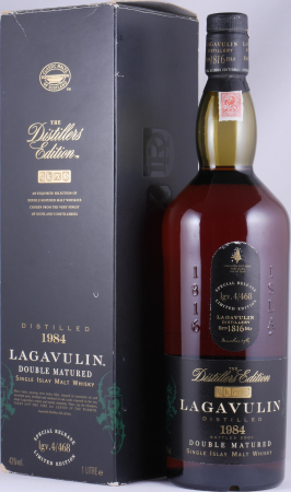 Lagavulin 1984 16 Years Distillers Edition 2001 4th Special Release lgv.4/468 Islay Single Malt Scotch Whisky 43,0% 1,0L