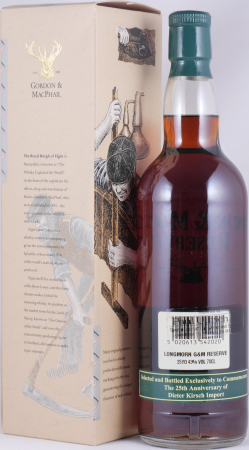 Longmorn 25 Years Sherry Cask No. 3233 Gordon und MacPhail Reserve Speyside Single Malt Scotch Whisky 43,0%