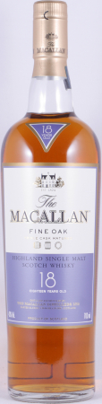 Macallan 18 Years Fine Oak Triple Cask Matured Bourbon und Sherry Oak Highland Single Malt Scotch Whisky 43,0%