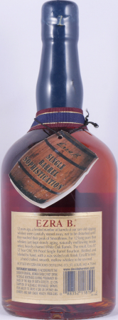 Ezra Brooks 12 Years Single Barrel No. 290 Wax Sealed Kentucky Straight Bourbon Whiskey 49.5%