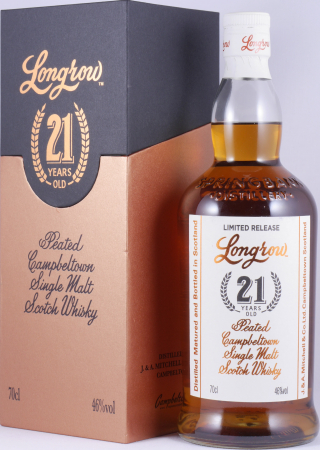 Longrow 21 Years Limited Edition 2020 Sherry and Bourbon Casks Campbeltown Single Malt Scotch Whisky 46,0%