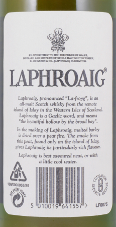 Laphroaig 10 Years Bourbon Casks Vintage 1980s Islay Single Malt Scotch Whisky 40.0%
