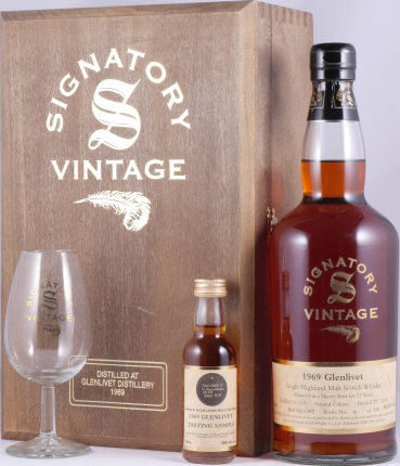 Glenlivet 1969 31 Years Sherry Butt Cask No. 1392 Signatory Rare Reserve Collection Speyside Single Malt Scotch Whisky 56,4%