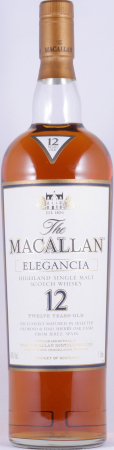 Macallan 12 Years Elegancia Sherry Oak Casks Highland Single Malt Scotch Whisky 40.0% 1.0L