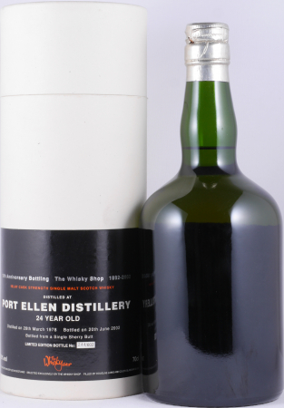 Port Ellen 1978 24 Years Sherry Butt 10th Anniversary Bottling of The Whisky Shop Islay Single Malt Scotch Whisky 57.9%