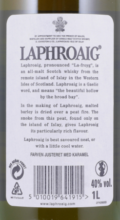 Laphroaig 10 Years Bourbon Casks Vintage 1990s Islay Single Malt Scotch Whisky 40,0% 1,0L