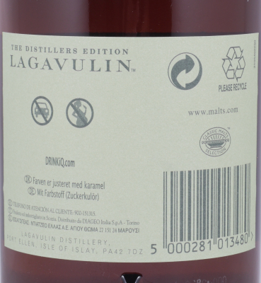 Lagavulin 1998 16 Years Distillers Edition 2014 Special Release lgv.4/503 Islay Single Malt Scotch Whisky 43,0%