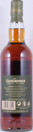 Glendronach 1993 25 Years Master Vintage Pedro Ximenez and Oloroso Sherry Casks Highland Single Malt Scotch Whisky 48.2%