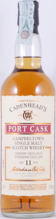 Longrow 2007 11 Years Refill Port Cask Cadenhead Campbeltown Single Malt Scotch Whisky Cask Strength 57,8%