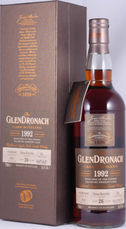 Glendronach 1992 26 Years Oloroso Sherry Butt Cask No. 221 Highland Single Malt Scotch Whisky 56.5%